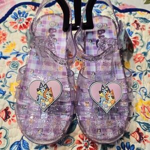 Bluey sandals for girl size 11 new with tags